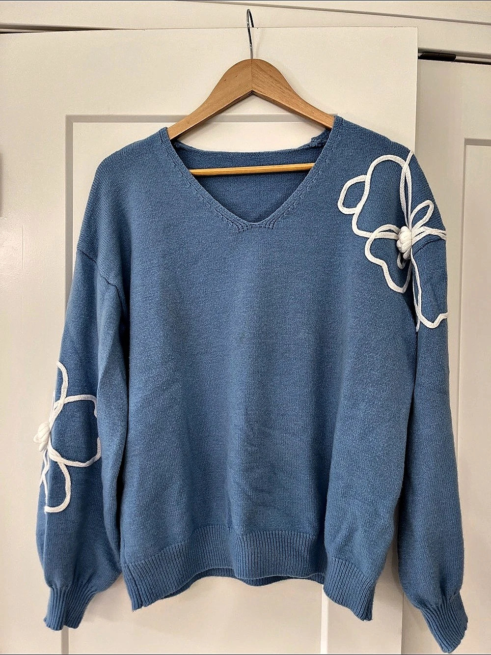 Blue Sweater Size Large Like New
